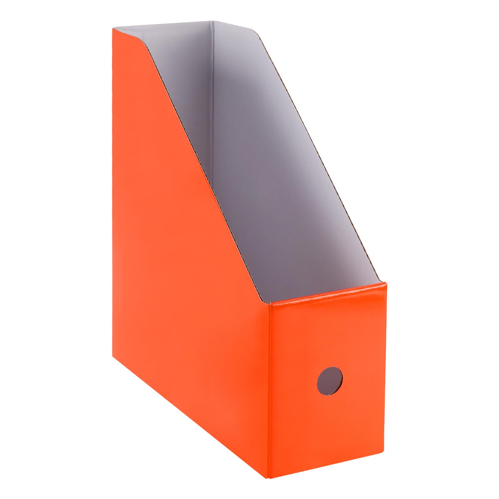 15 sztuk segregatorów stojących A4, 26 x 27 x 9 cm, segregator na czasopisma, kolorowy karton, 5 kolorów, do biura, domu, niebieski, zielony, żółty, biały, pomarańczowy