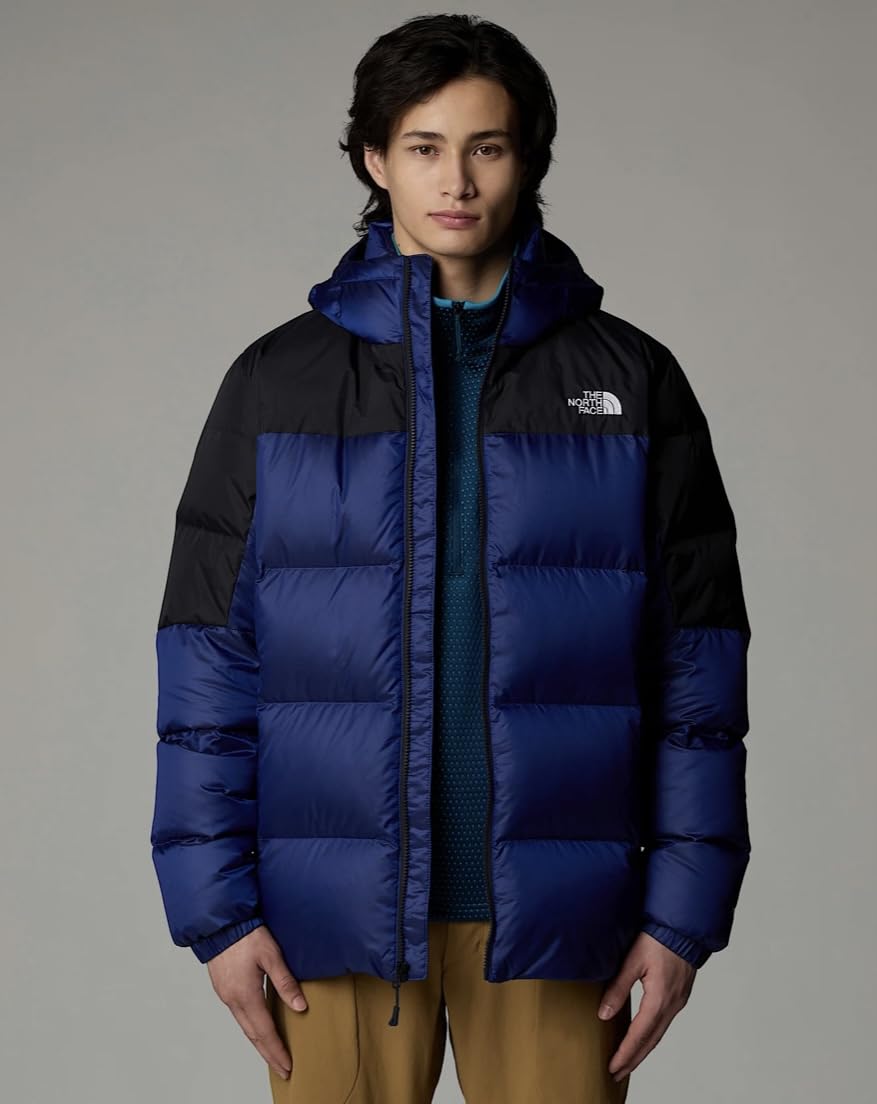 The North Face Men's Diablo Down Hoodie Jacket, Tnf Blue Black Heather, XXL