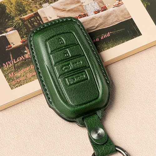 Image of for Toyota Key Fob Cover Leather car Key case fits 2027 2026 2025 2024 Grand Highlander Camry Crown Signia Highlander Venza Land Cruiser Accessories