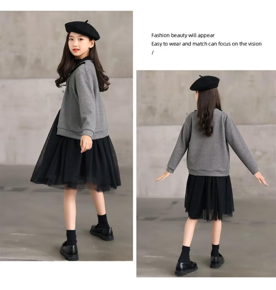 Amazon | [Kuhvvse] 女の子 ワンピース カーディガン 2点セット