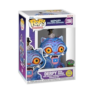 Funko Pop! Animation: KPop Demon Hunters - Derpy with Sussie (Glow in the Dark) - Figura in Vinile da Collezione - Idea Regalo - Merchandising Ufficiale