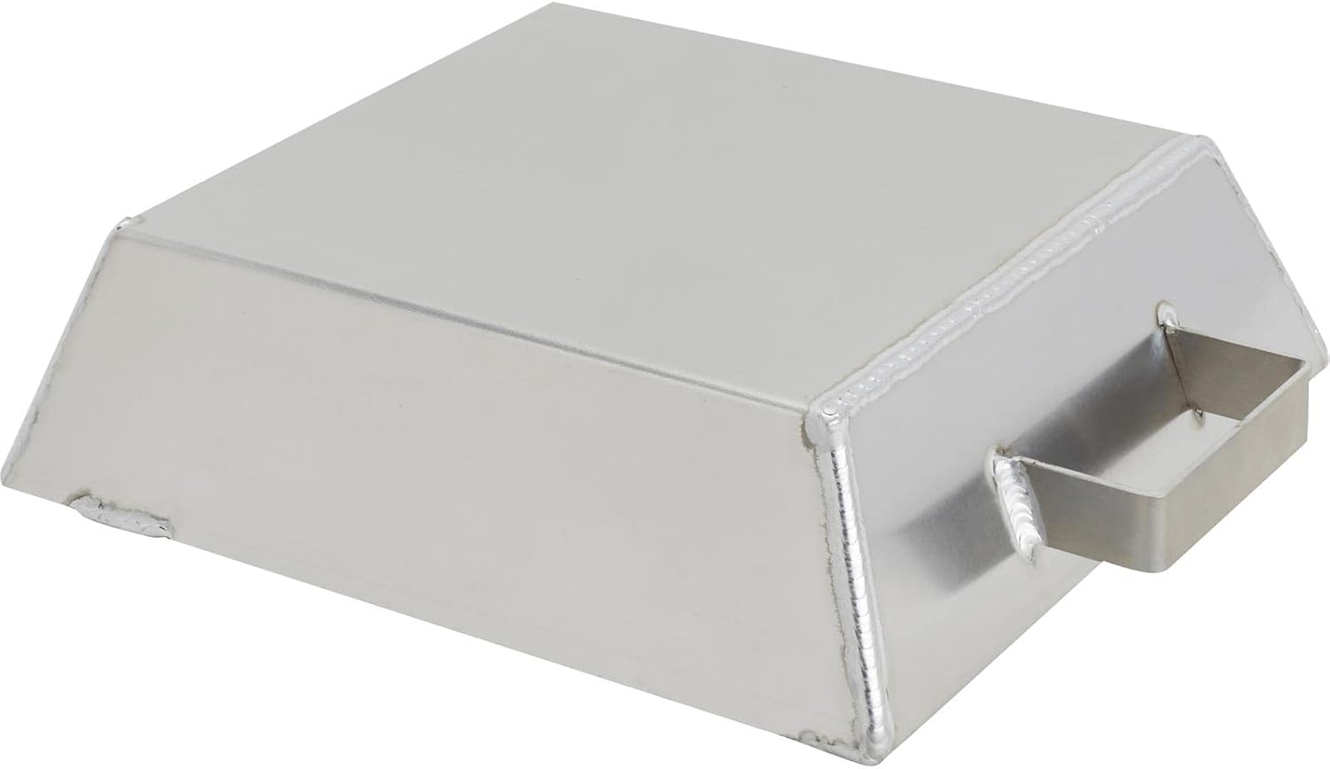 Speedway Motors Aluminum 6 Qt Oil Drain Drip Pan for Quick Change Units with Built-In Gear Drip Tray, Corner Pour Spout and Welded Handle, Lightweight