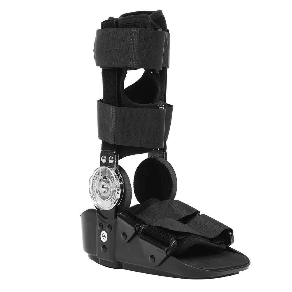 Soporte para bota para fractura de tobillo, soporte y bota protectora para fracturas en el pie de la pierna, cirugía posterior al ligamento y tendón, esguinces de tobillo y reparaciones de Aquiles