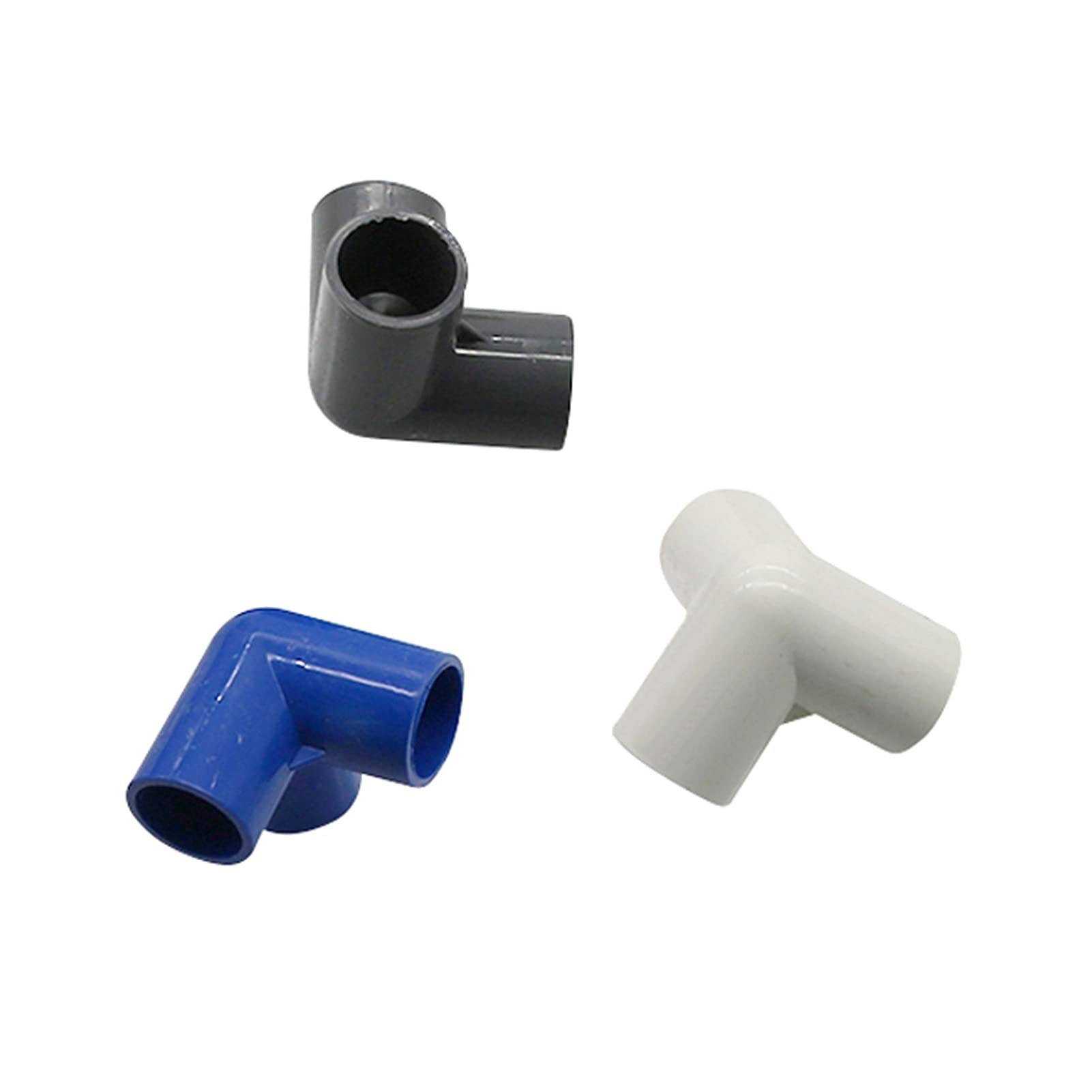 Manguera de Uso General Adaptador de Conector de Manguera Ae Junta de Tubería de Pvc Junta de Tubería de Riego de Jardín de Riego Tridimensional de Tres Vías de Pvc de 32 Mm Junta de Tubería Deua Trid