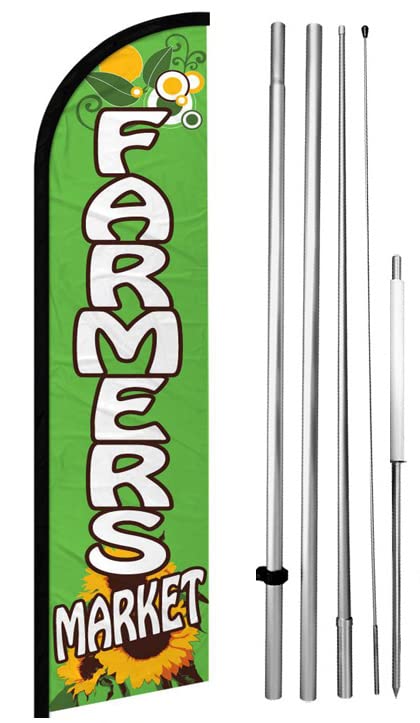 GROUND SPIKE - Windless Swooper Feather Banner Sign Flag Pole Mount