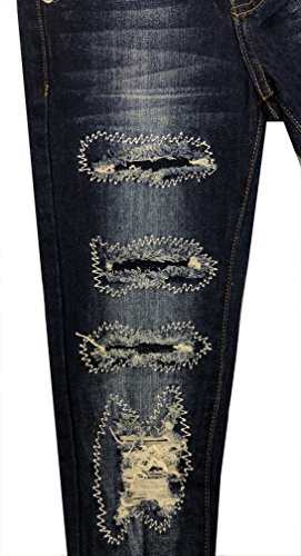 Fashion2Love Girls Kids Stretch Pockets Skinny Denim Jeans Or Shorts (MLG1)2