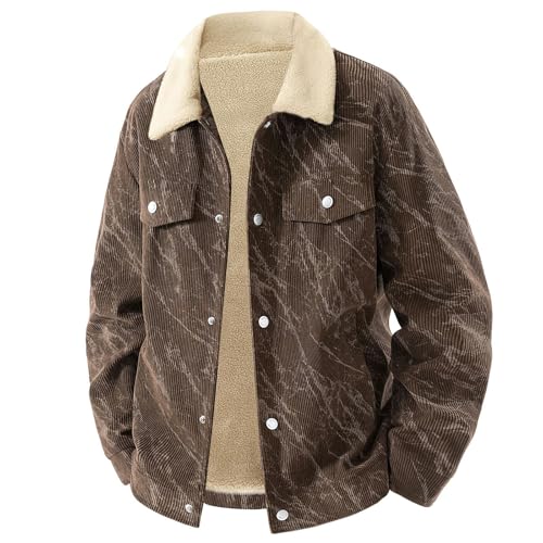 Chaqueta de pana Cambkatl para hombre marrón 3X-Large miniatura 1