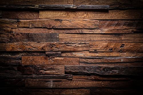 Up To 60% OFF Basifoto Vintage Dark Brown Wood Photography Backdrops , Plank Photo Backgrounds for Parties Holiday Backdrop , Wooden Board Microfiber Soft Fabric with Pole Pockets ,10x6.5ft