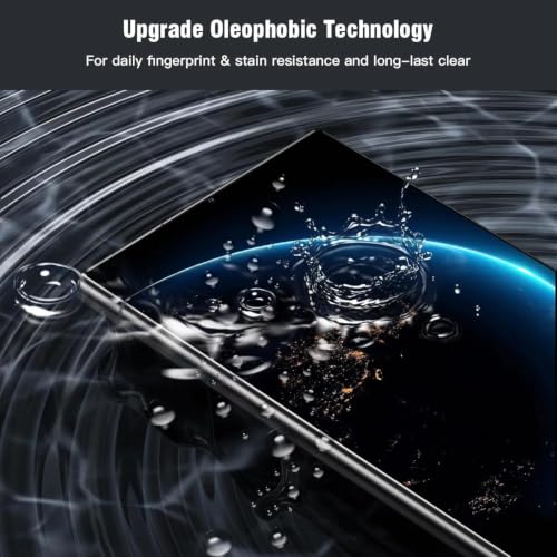 Image of Uyiton Privacy Tempered Glass Screen Protector Compatible with Samsung Galaxy S24 Ultra (6.8 Inch) | Anti-Spy | 9H Hardness | HD Clear | Fingerprint Unlock Compatible | Bubble-Free Installation | Full Coverage | 1 Pack