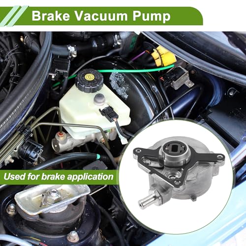 Bomba de Vacío para Frenos N.o 95511005002, Bomba de Vacío para Motor para Porsche Cayenne 2011-2017 3.6L V6, Aleación de Aluminio, Tono Plateado, 1 Unidad miniatura 2