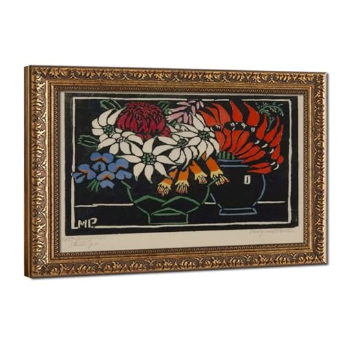 Impression sur toile Sturts Desert Pea pour mur vide sans cadre