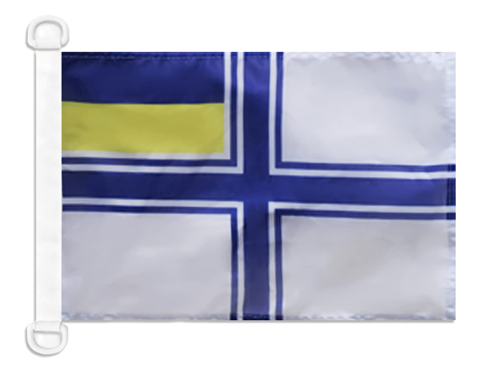 AZ FLAG Ukraine Naval Ensign Boat Flag 12x18 in Plastic Rings