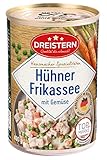 Dreistern Hühnerfrikassee mit zartem Gemüse Ringpull Dose, 400 g
