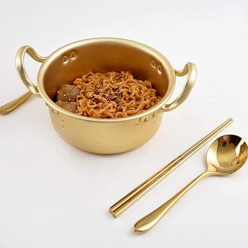 Miniatura 4 de qiuqiu Olla de fideos de aluminio para cocinar, olla de cocina de pasta, olla multifunción para el hogar y la cocina-7.9 in