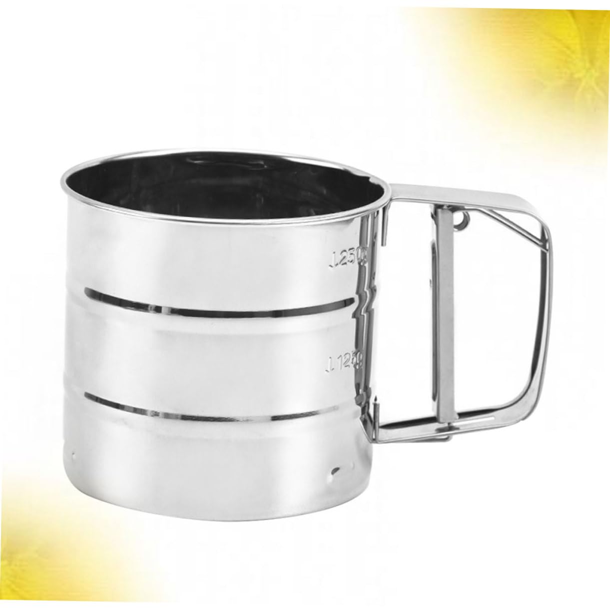 ULTECHNOVO 1pc Flour Sieve Fine Sieve Strainer Flour Sifter Steel Strainers Baking Screen Kitchen Filter Small Mesh Powdered Sifters Net Sifting Strainer Handheld Sifter Silver