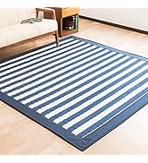 システムK ラグ カーペット 夏用 抗菌 防臭 ひんやり 冷たい 接触冷感 洗える キルト加工 約2畳 1)ネイビー 2)185cm×185cm