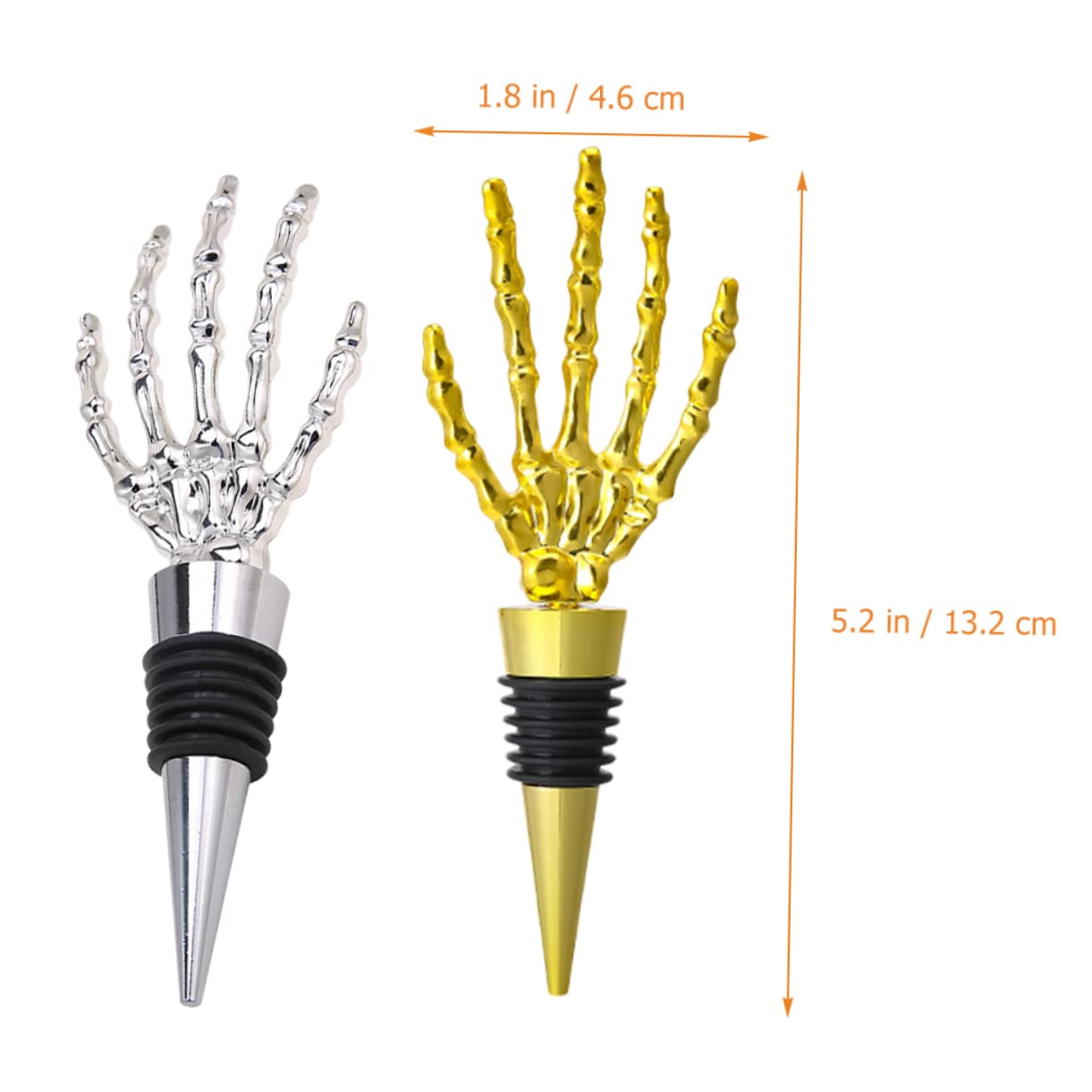 Ciieeo 8 Piezas Tapon de Vino corchos de Vino tapón Botella Vino Tapones de Vino para Botellas de Vino Tapones de Botellas de Vino tapón de Vino de Halloween salvabotellas de Vino