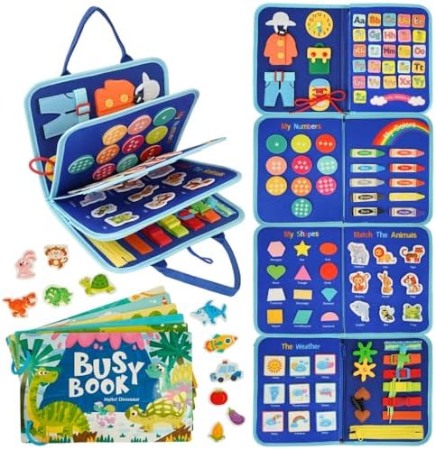 Pack Libros Montessori 1 año | Busy Book + Busy Board Montessori ...