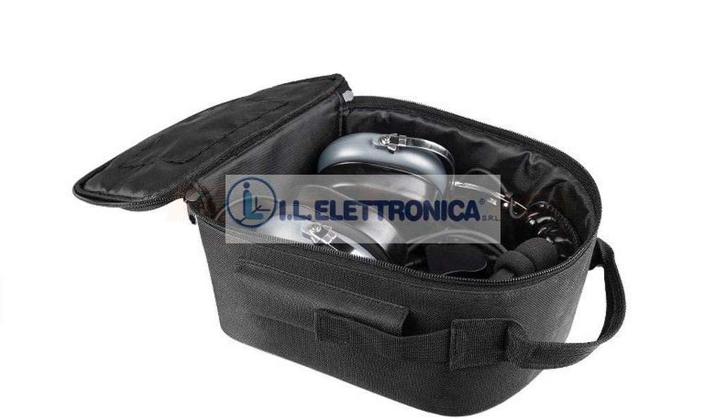 SŁUCHOWA LOTNICA Z MIKROFONem AN-2000 dla Yaesu FTA serii. Mikrofon electret, regulacja głośności. podwójne wtyczki. SZARY+CUSTODIA CZARNA KURNA 370003/4