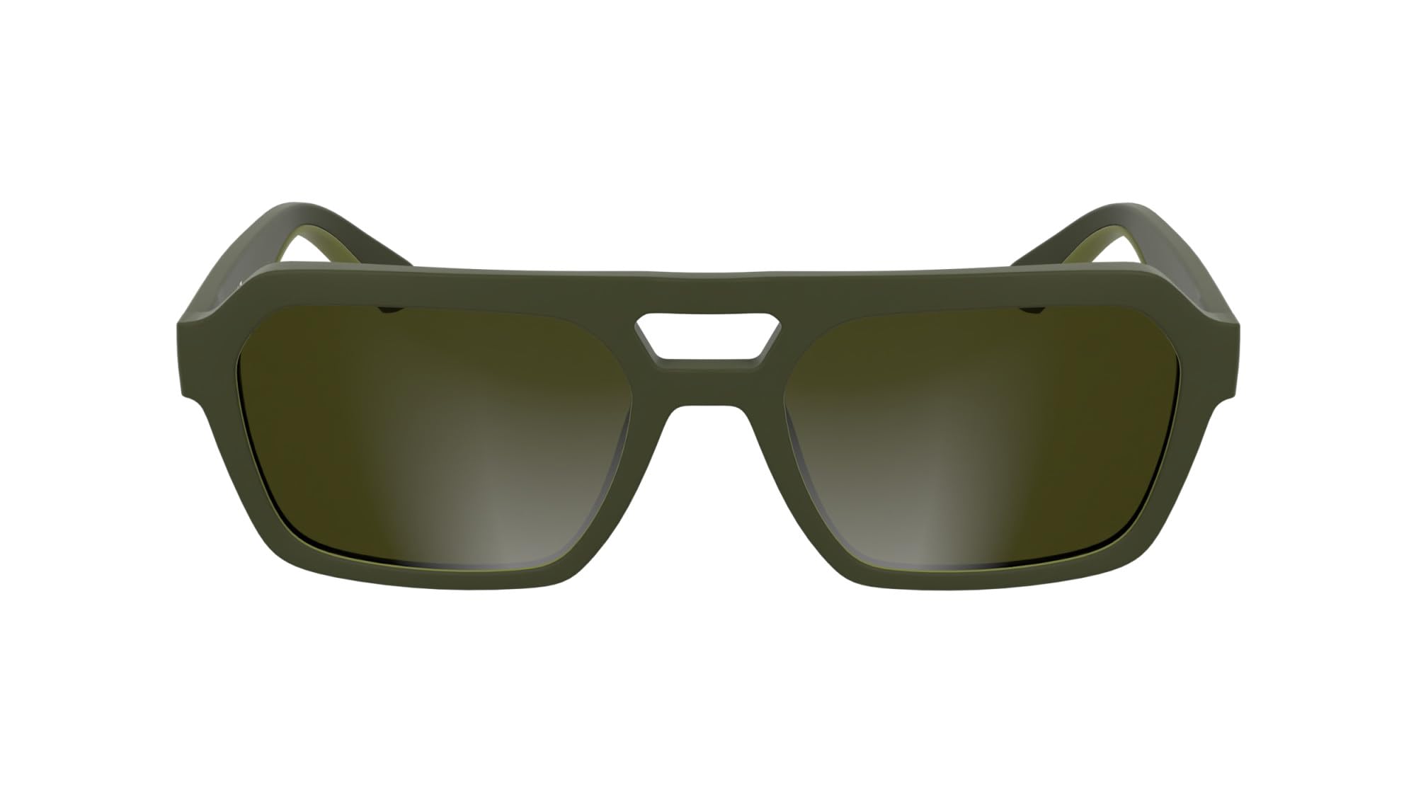 CALVIN KLEIN JEANS Men’s Sunglasses CKJ25603S Matte Khaki with Solid Khaki Lens, Matte Khaki, Tamanho único
