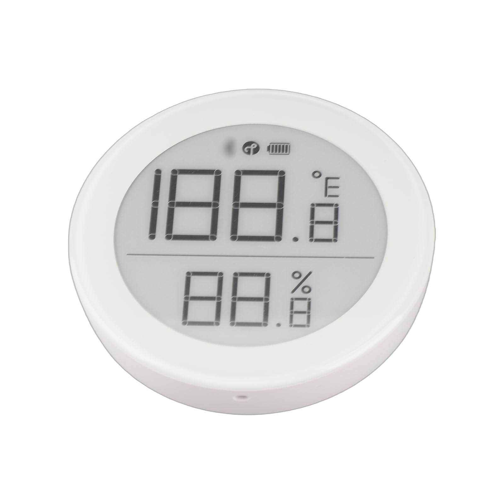 Matter Smart Home Monitor di temperatura e umidità Display E Ink Sensore svizzero Letture accurate Funziona con le app Home e Mi Home Supporto magnetico Bianco;Matter Smart Home (Filettatura BT (T))