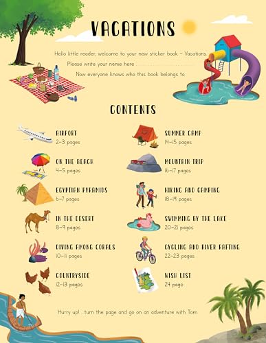 Deluxe Sticker Book: Vacations (Deluxe Sticker Books) - Image 2