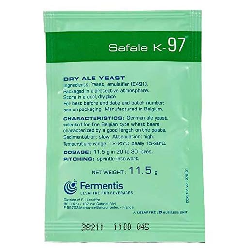 Safale K-97 Dry Ale Yeast 11.5g - 3 Pack