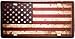 ERLOOD American Flag Logo Retro Vintage Auto License Plate Tin Sign Embossed Tag Size Home Pub Bar Decor 6 X 12