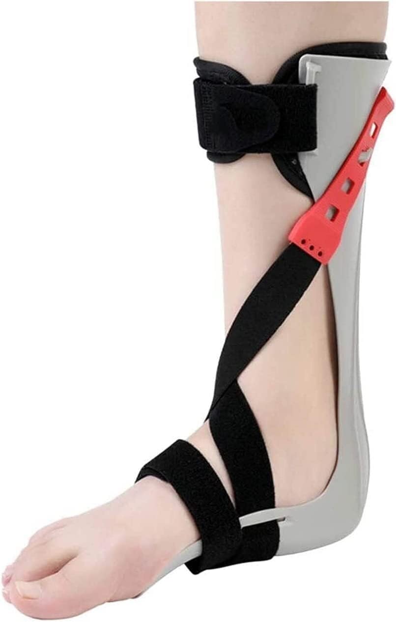 Tobillera para danza, soporte para pie y tobillo, férula para recuperación de lesiones, dolor articular y movimiento de dorsiflexión, izquierda, XL