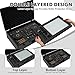DJ Controller Hard Case for DDJ-FLX4 / DDJ-400 / DDJ-REV1 / DDJ-SB3 / DDJ-SB2 | Dual Layer High-Density Protective Foam | Mixer Storage Travel Box with Handle for Laptop Microphone Headphones Cables