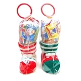 ミニニットブーツ 1個【お祭りバンク感謝のメッセージカード1枚】クリスマス ブーツ お菓子 詰め合わせ 駄菓子 クリスマスブーツ 子供 子供会 景品 保護者会 幼稚園