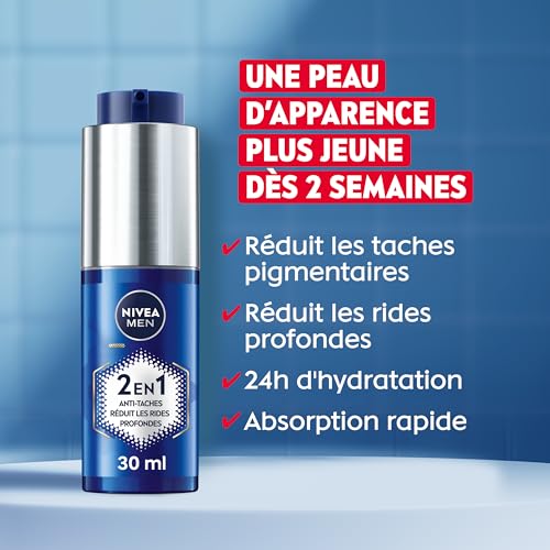 Sérum Visage Power Anti âge Men Hyaluron & Luminous 630 Active Age Nivea Le Flacon De 30ml - vue 3