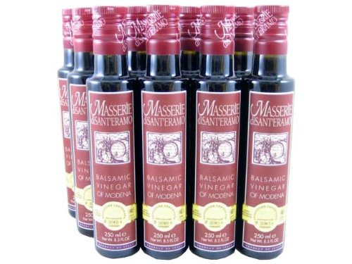 Masserie di Sant Eramo Balsamic Vinegar (Case of 12 - 8.5 Ounce Bottles)