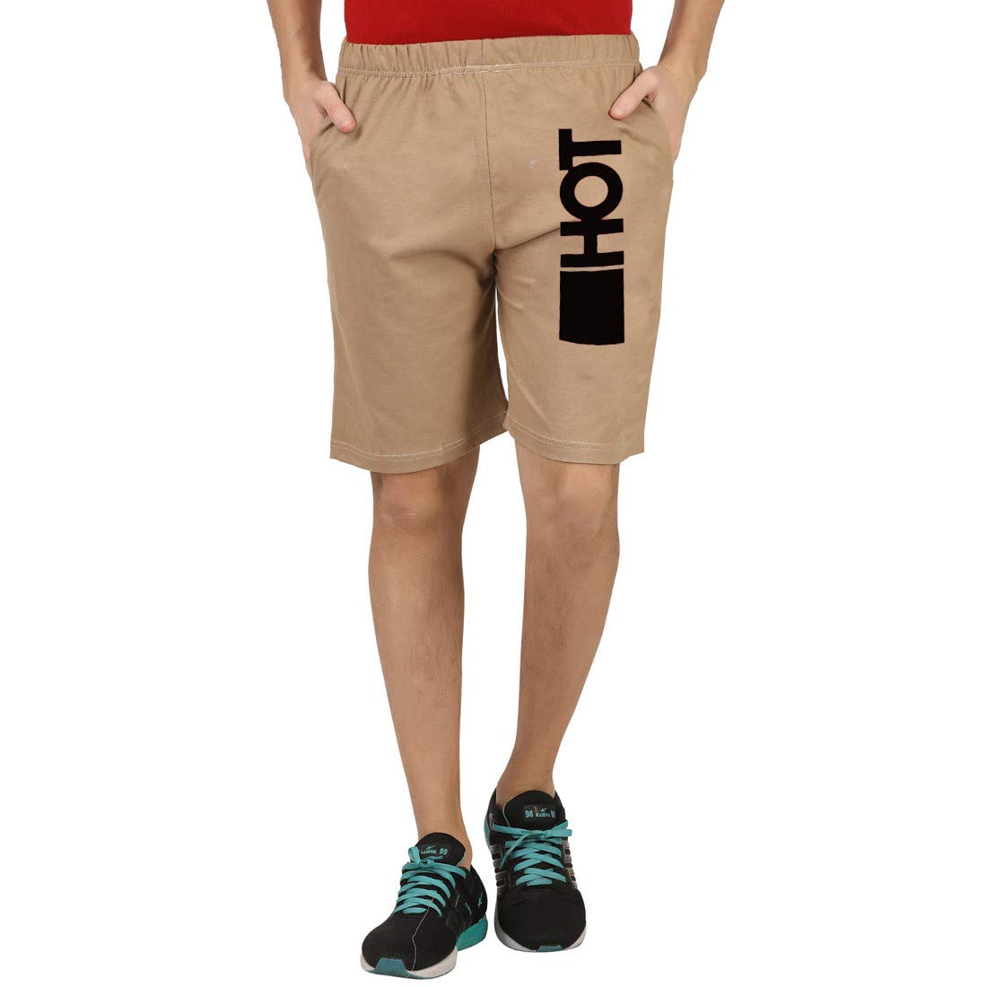 Men Beige Stylish Cotton Shorts-hot-image-40