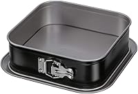 Vista 3 de Kaiser - Molde desmontable (acero inoxidable, 9.4 x 9.4 in), color negro