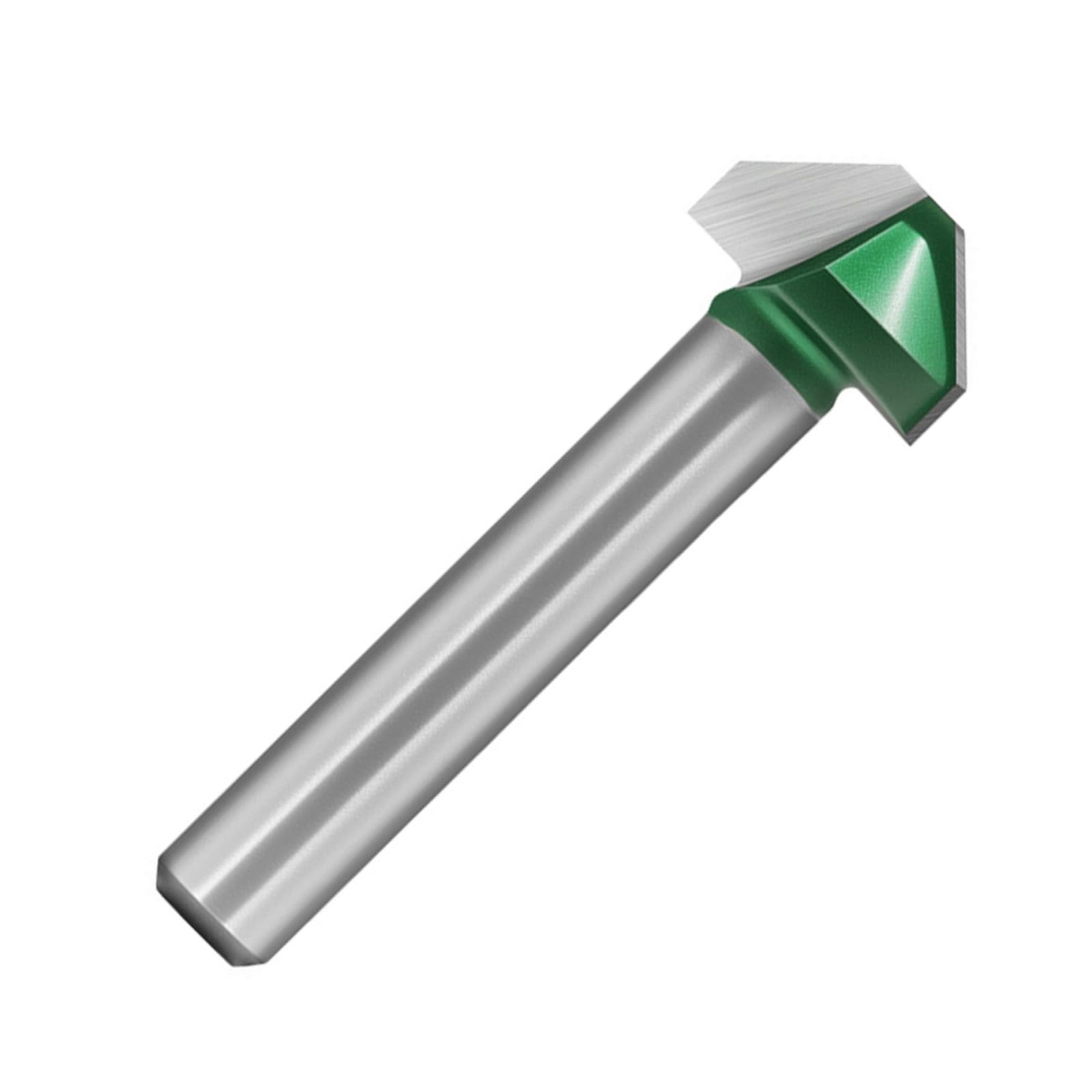 1 / 4inch / 6mm / 8mm Shank Metal Mill Bit 90 Degree V Type Chamfering Quick Changing Shank Woodworking Accessories Wood Milling Tool