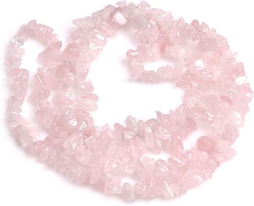 Miniatura 1 de GEM-Inside - Astillas de cuarzo rosa de ágata de 0.276-0.315in, piedras preciosas de 34 pulgadas, para pulsera, collar, aretes, joyería,