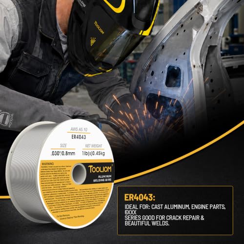 Image of TOOLIOM ER4043 & ER5356 .030 inch Aluminum MIG Welding Wire, 1LB-2PCS