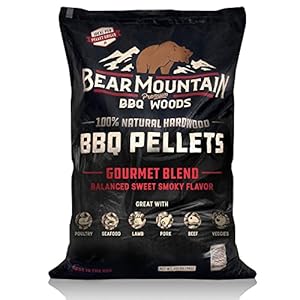 Bear Mountain BBQ FB99 All-Natural Hardwood Smoky Gourmet Blend BBQ Smoker Pellets for Outdoor Grilling, 40 lbs