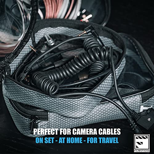 Filmsticks Set Of Small, Medium And Large Thermoplastic Polyurethane Transparent Cases For Computer Accessories, Camera Cables And Makeup Products #TOP5