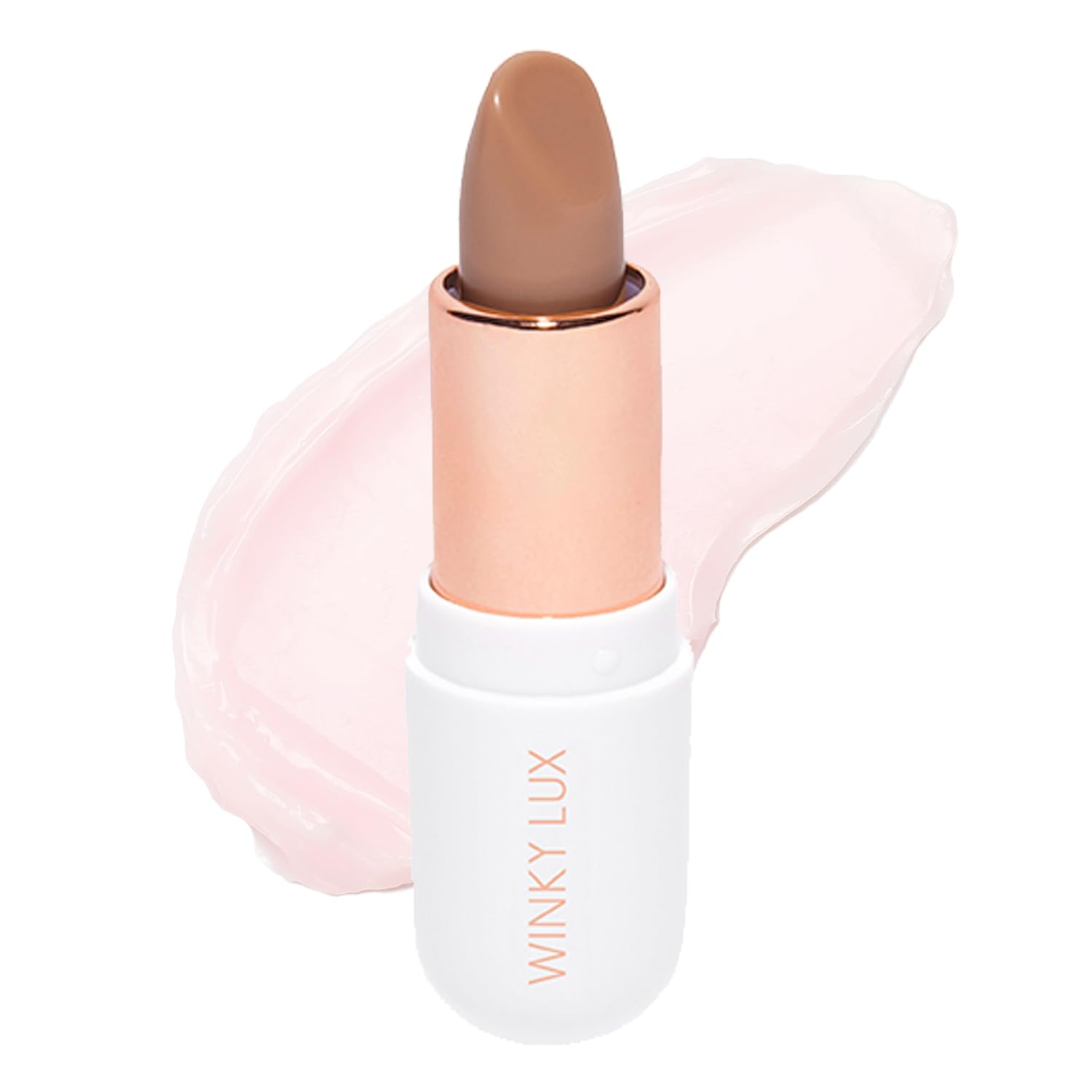 Winky Lux Matcha Lip Balm with Coconut Oil, Vitamin E and Caffeine, Lip Balm and Lip Moisturizer, Clear Lip Balm, Coconut