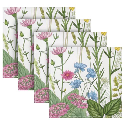Servilletas de Tela Qilmy Wildflower 4 uds 20x20 pulg miniatura 5