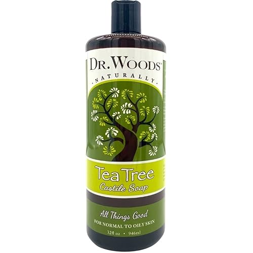 Miniatura 9 de Dr. Woods Pure Tea Tree Jabón líquido de castilla, 32 onzas (paquete de 3)