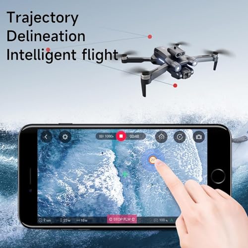 Image of Myrra-P12-Pro-Professional-Video-Recording-Multi-Feature-Foldable-Drone-With-Camera-For-Adults-4K-1080P-Hd-Drones-Toys-Gps-Auto-Return-One-Touch-Take-Off-And-Landing-Object-Avoidance-(Multicolor)