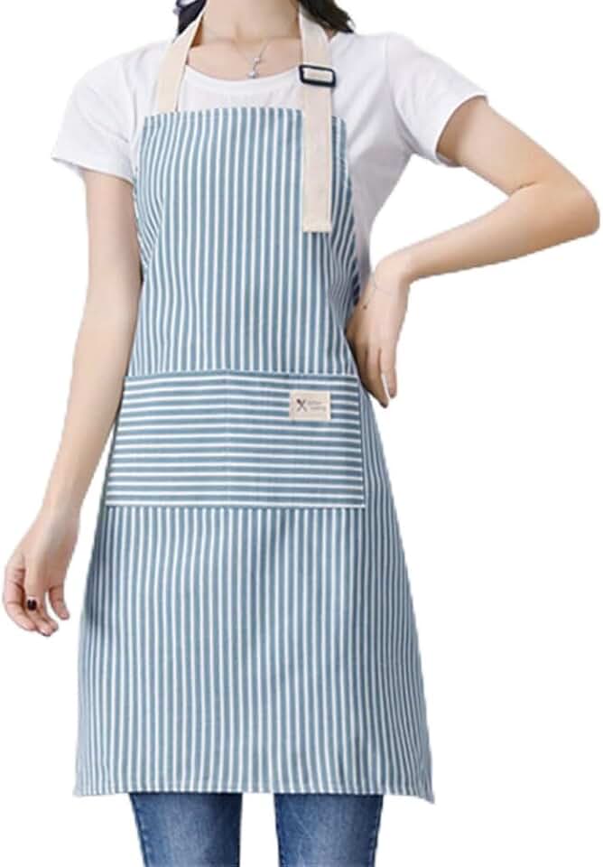 Aventais de cozinha para cozinhar com bolsos Aventais de churrasco para homens e mulheres