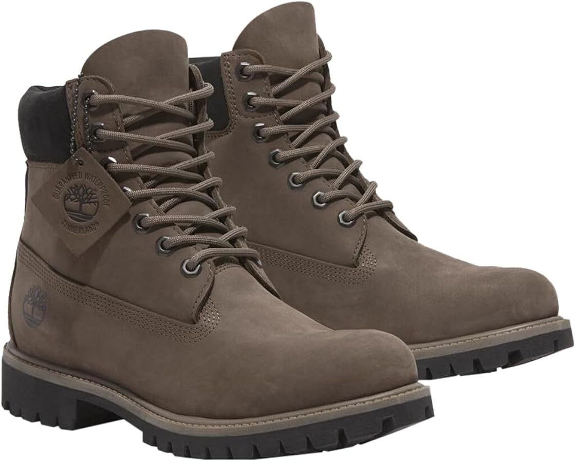 靴 Timberland 6-inch Premium Boot 3385 Men's Premium 6-Inch Waterproof Boots - Wheat Nubuck | Timberland US