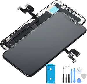 Écran Complet LCD Tactile Pour IPhone X - Qualité Premium, Noir, Pièce De Remplacement Neuve