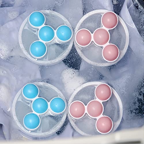 Listado de venta de lavadoras que puedes comprar esta semana. 46 OKAKA - Bolsa de filtro de pelo para lavadora, captador de pelo para mascotas, paquete de 4