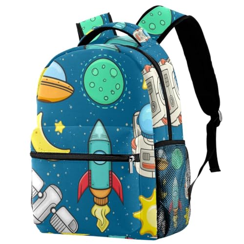 Sac à dos d'école pour femmes et adolescents grand sac de voyage galaxie