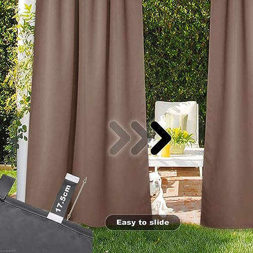 Rideau extérieur isolant et thermique vert clair pour pergola - 5